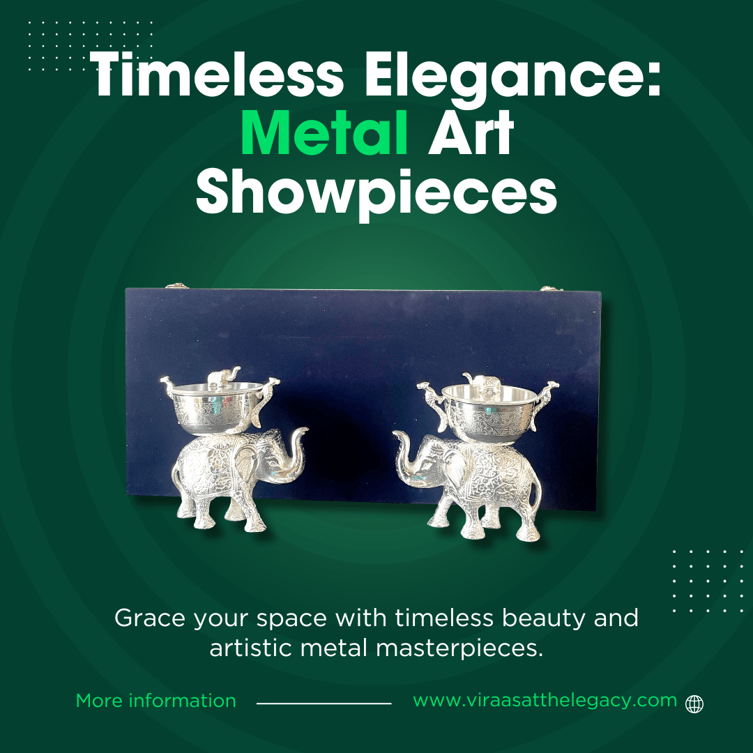 Exquisite Metal Elephant Showpiece – The Perfect Gift for Every Occasion