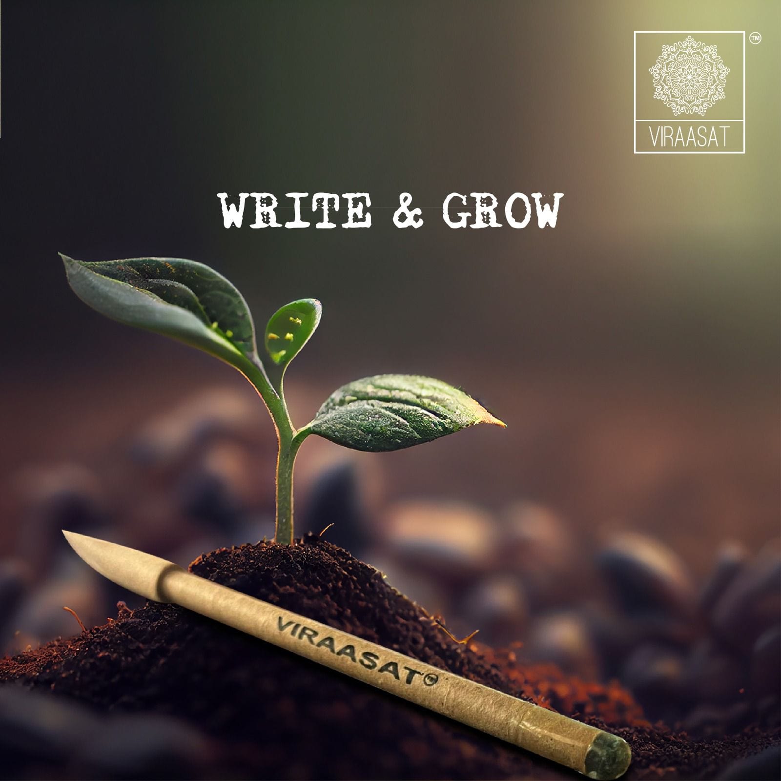 Eco-Friendly Plantable Seed Pens - Write, Plant, and Grow - Biodegradable & Sustainable Writing Solution (Pack of 20)