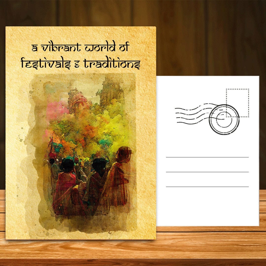 VIRAASAT’S FESTIVALS & TRADITIONS POSTCARDS pack of 10