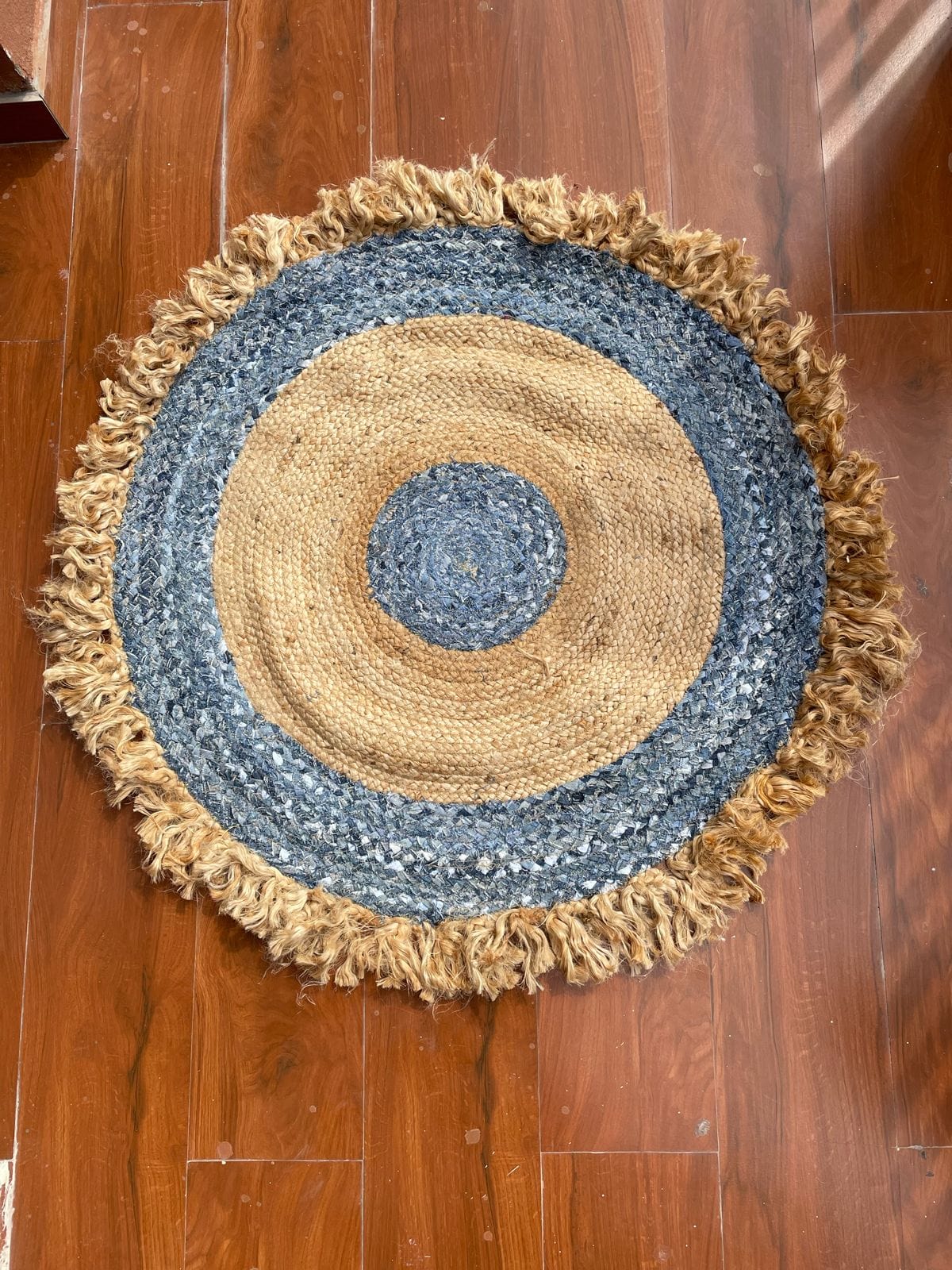 Elevate Your Space with Viraasat The Legacy Hand Woven Braided Jute Rugs - Stylish and Versatile Carpets for Every Room