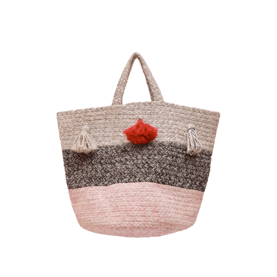 Elevate Your Style with Viraasat The Legacy Jute Cotton Tote Bag – Where Tradition Meets Modernity